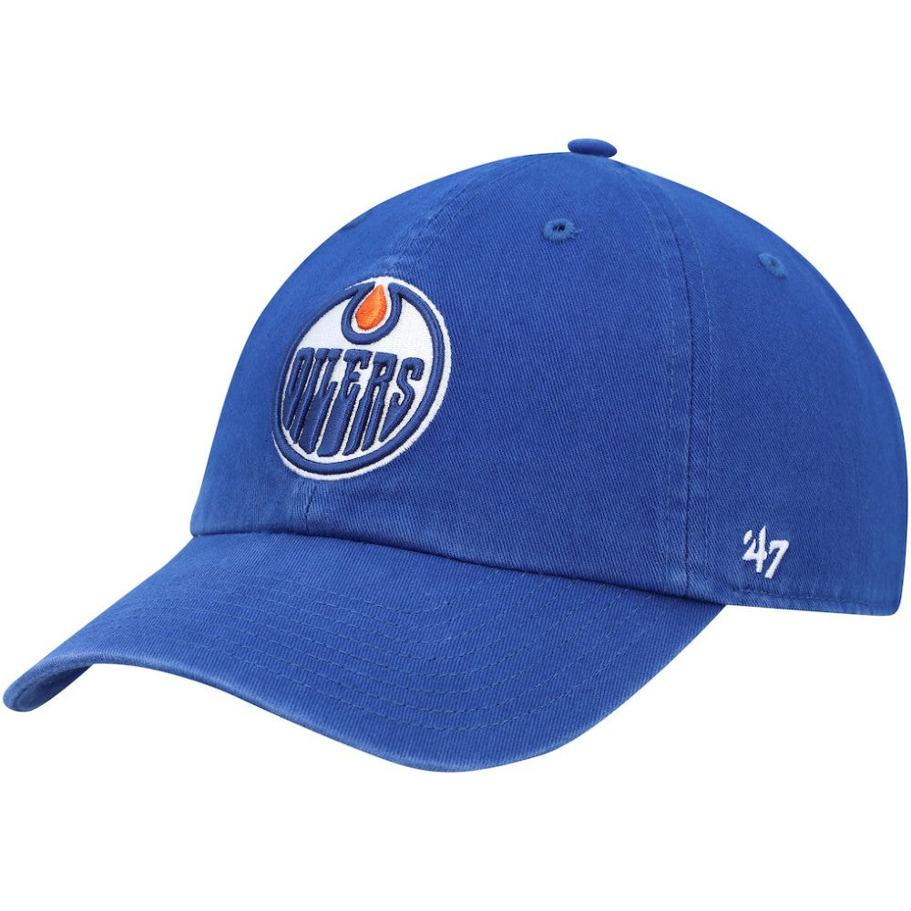 Edmonton Oilers '47 Clean Up Adjustable Hat - Royal - NHL