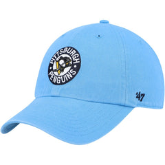 Pittsburgh Penguins '47 Clean Up Adjustable Hat - Light Blue - NHL