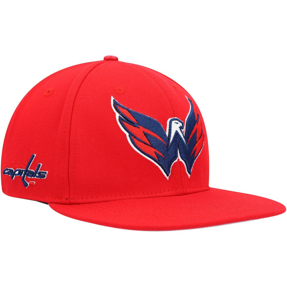 Washington Capitals Pro Standard Core Classic Logo Snapback Hat - Red - NHL
