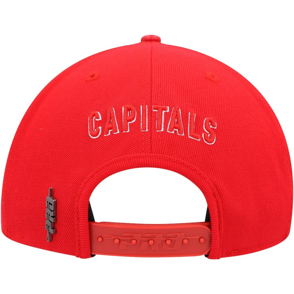 Washington Capitals Pro Standard Core Classic Logo Snapback Hat - Red - NHL