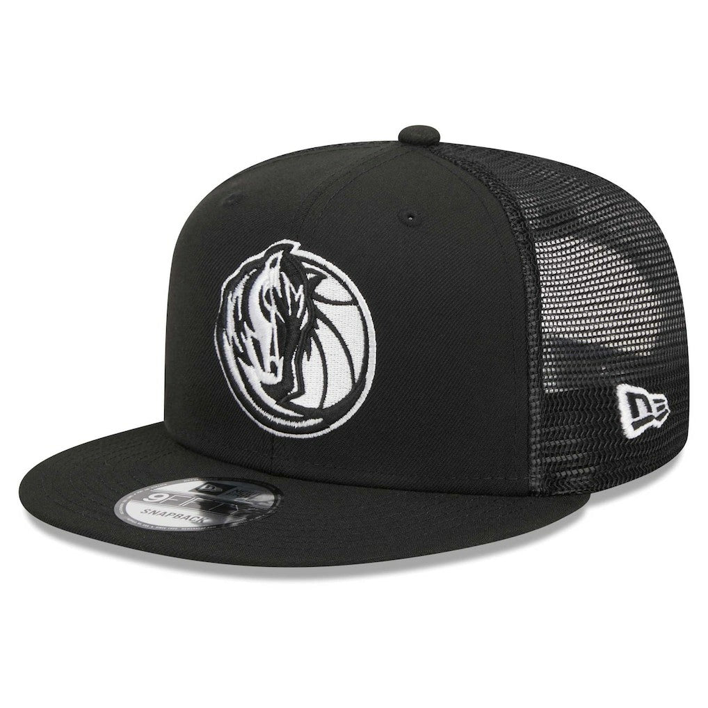 Dallas Mavericks 9FIFTY Snapback Trucker Hat Black - NBA