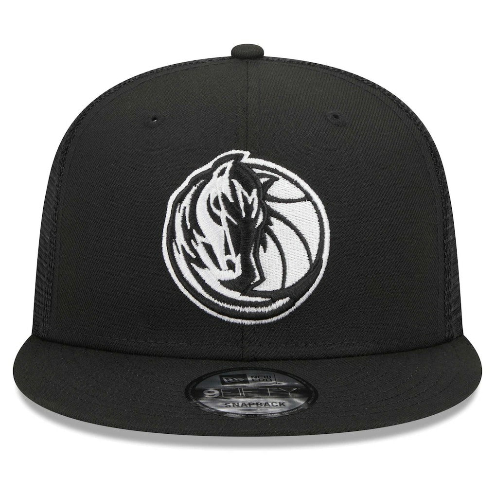 Dallas Mavericks 9FIFTY Snapback Trucker Hat Black - NBA