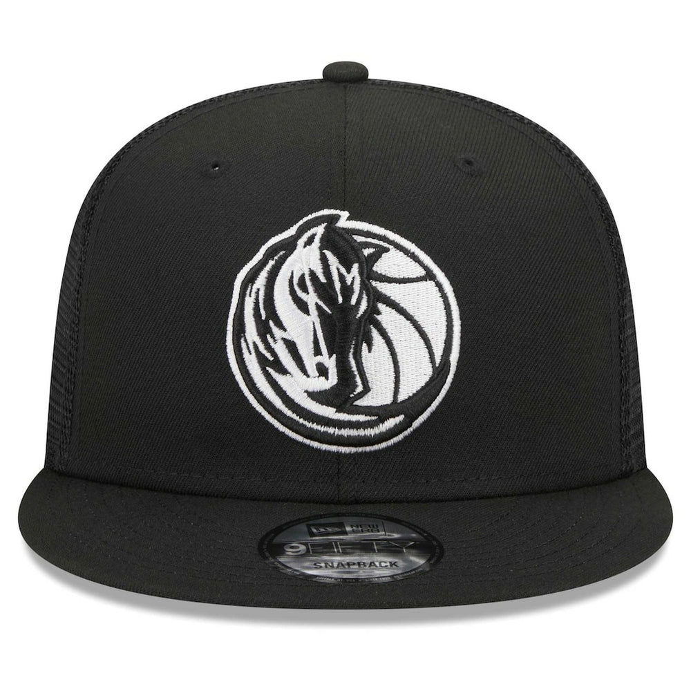 Dallas Mavericks 9FIFTY Snapback Trucker Hat Black - NBA