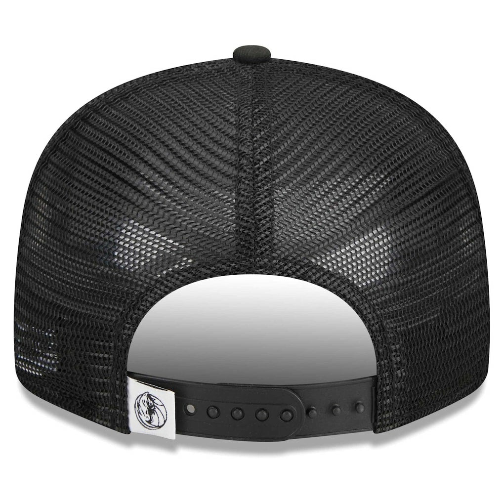 Dallas Mavericks 9FIFTY Snapback Trucker Hat Black - NBA