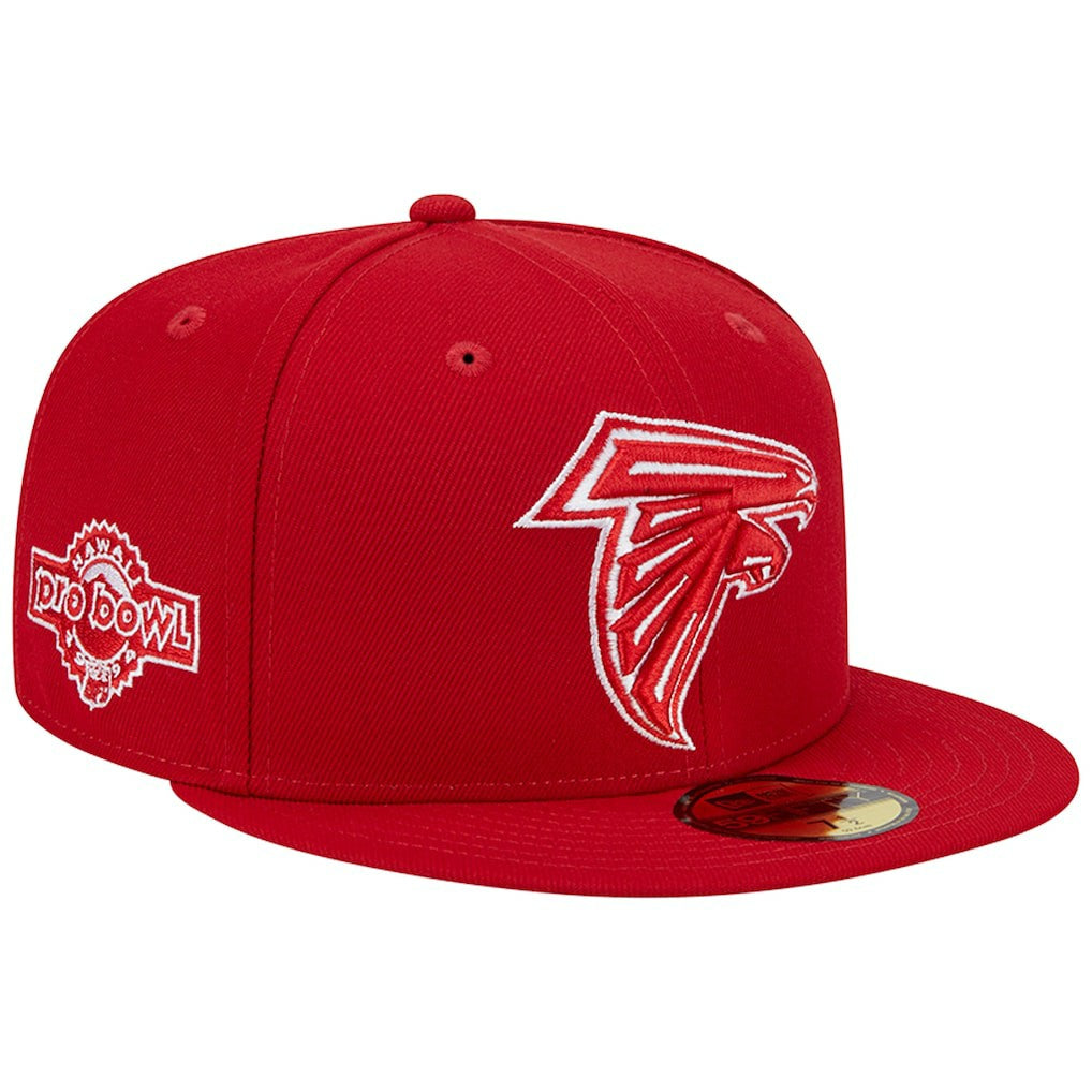 Atlanta Falcons New Era 1994 Hawaii Pro Bowl Main Patch 59FIFTY Fitted Hat Scarlet | NFL