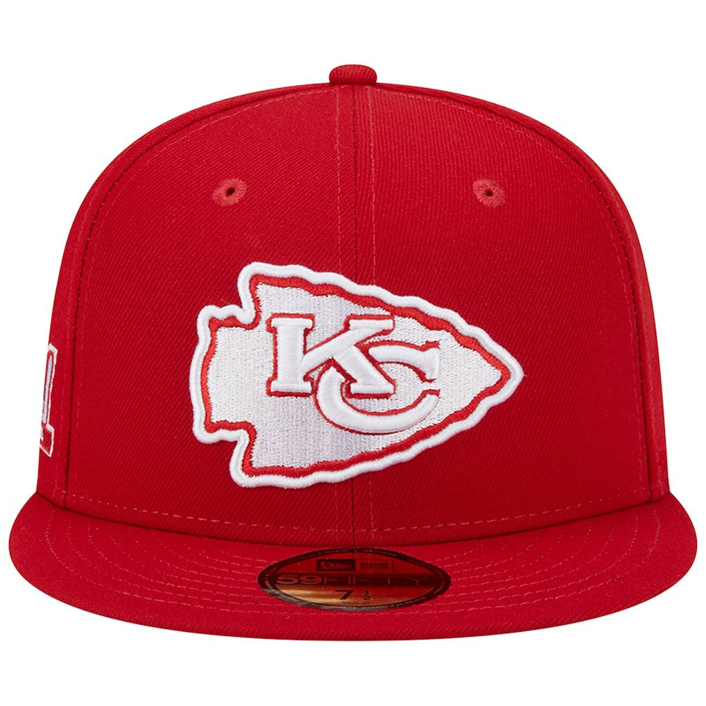 Kansas City Chiefs New Era Super Bowl LIV Main Patch 59FIFTY Fitted Hat Scarlet | NFL