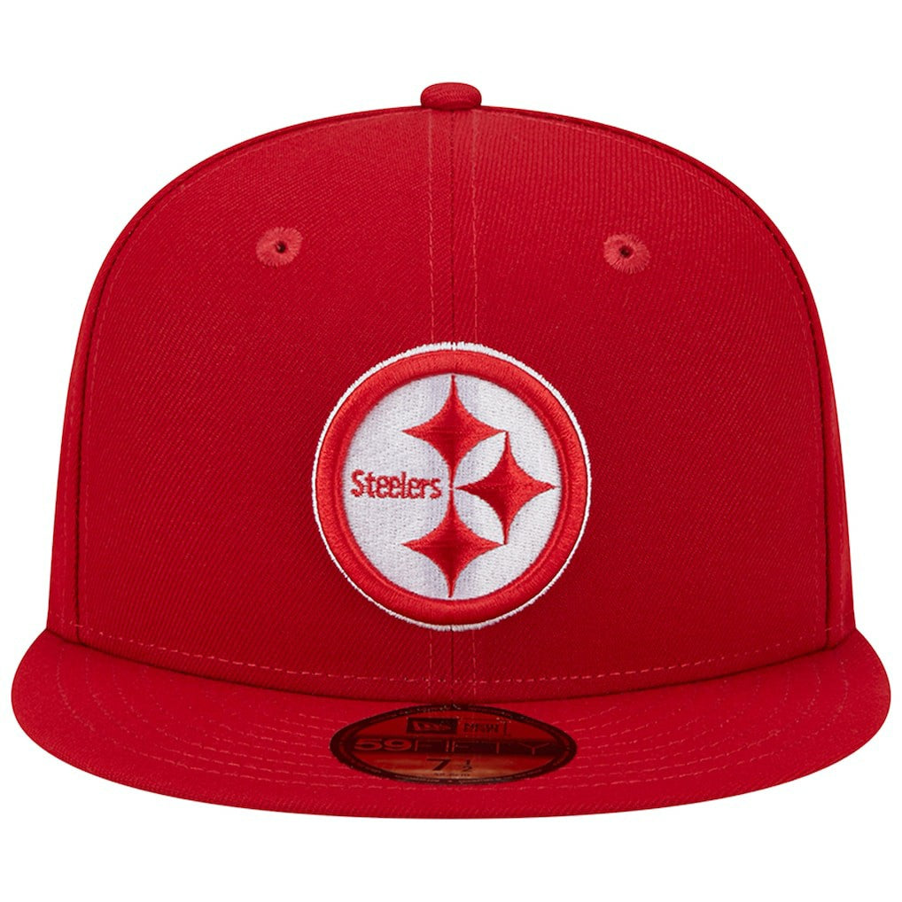Pittsburgh Steelers New Era Super Bowl XLIII Main Patch 59FIFTY Fitted Hat Scarlet | NFL