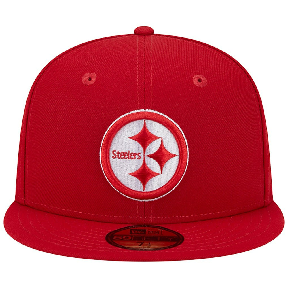 Pittsburgh Steelers New Era Super Bowl XLIII Main Patch 59FIFTY Fitted Hat Scarlet | NFL