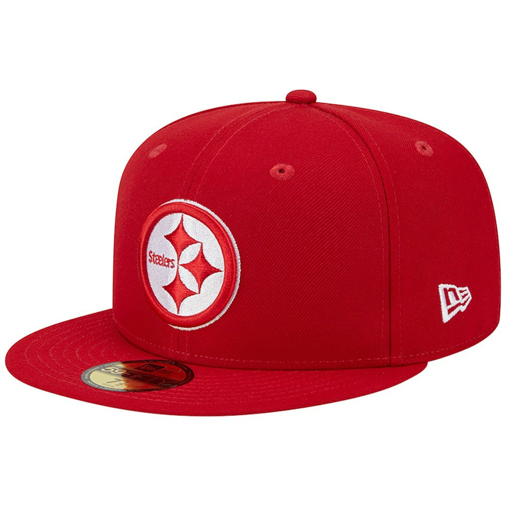 Pittsburgh Steelers New Era Super Bowl XLIII Main Patch 59FIFTY Fitted Hat Scarlet | NFL