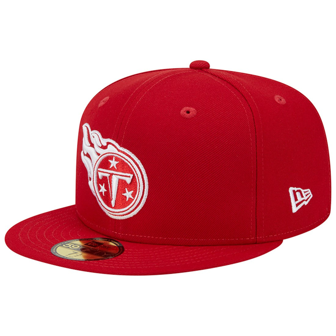 Tennessee Titans New Era 15 Years Main Patch 59FIFTY Fitted Hat Scarlet | NFL