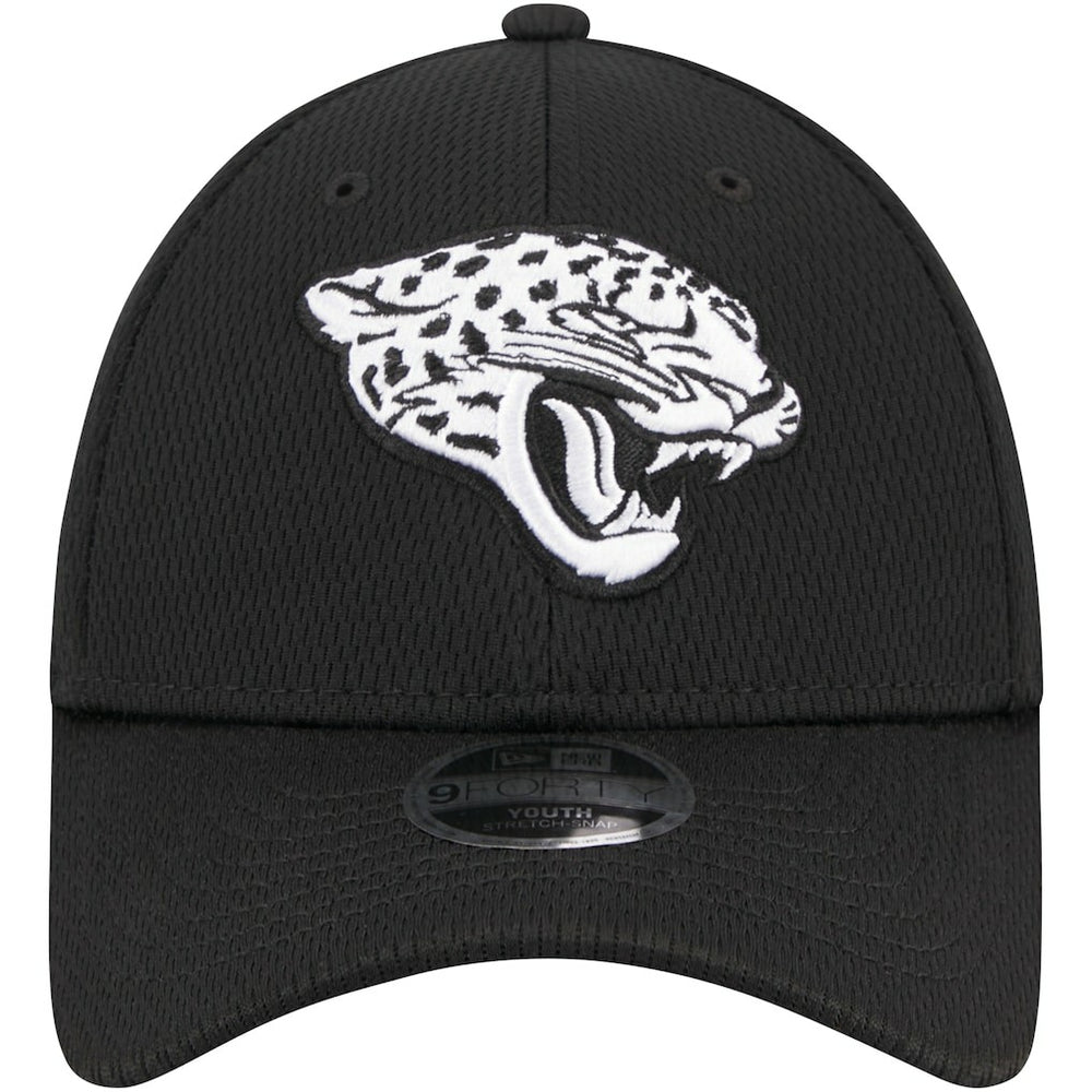 Jacksonville Jaguars New Era Youth Main B-Dub 9FORTY Adjustable Hat Black | NFL