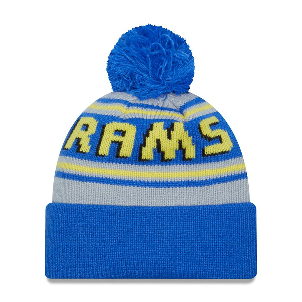 Los Angeles Rams New Era Main Cuffed Knit Hat with Pom Royal | NFL