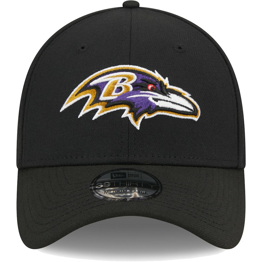 Baltimore Ravens New Era Main 39THIRTY Flex Hat Black | NFL