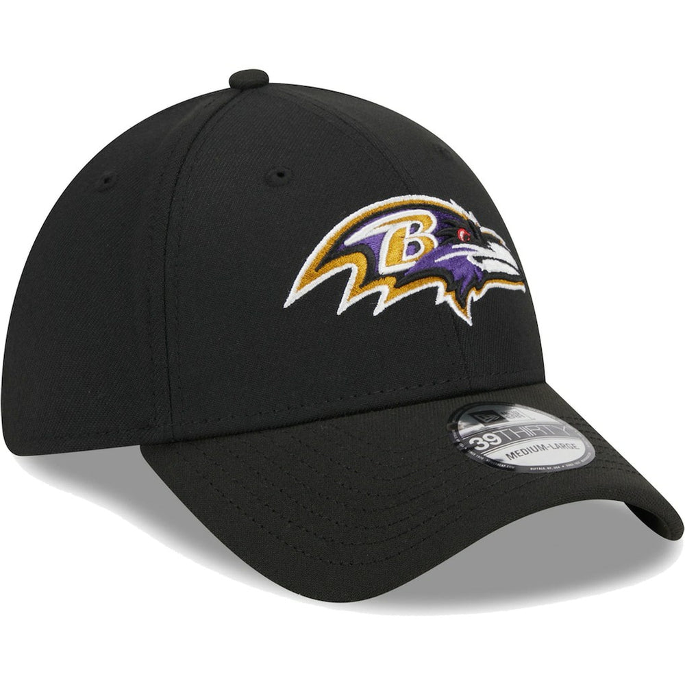 Baltimore Ravens New Era Main 39THIRTY Flex Hat Black | NFL