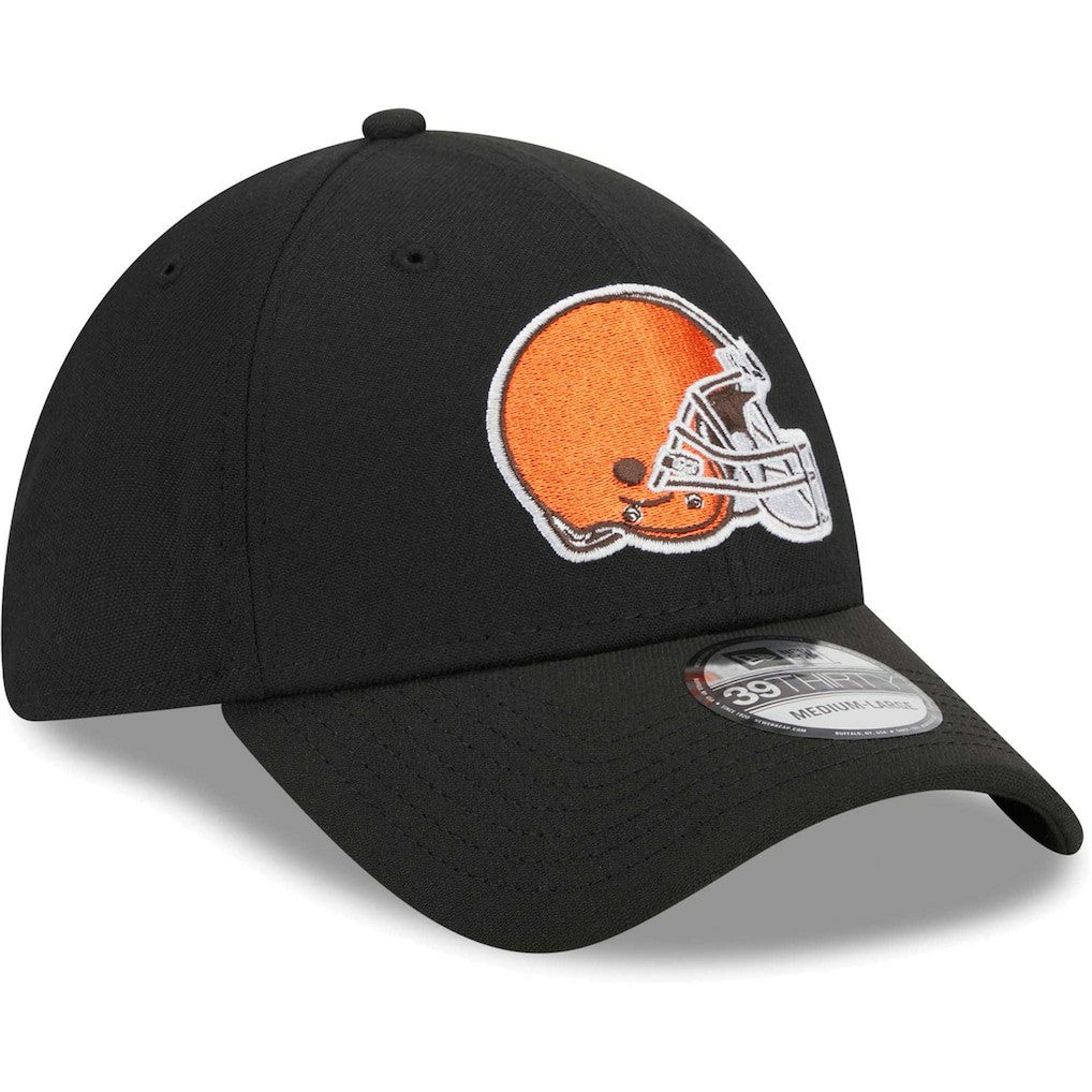 Cleveland Browns New Era Main 39THIRTY Flex Hat Black | NFL