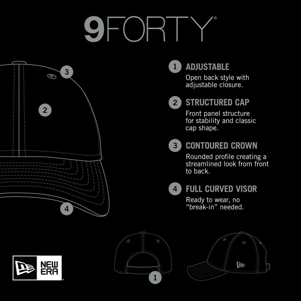 Jacksonville Jaguars New Era Main B-Dub 9FORTY Adjustable Hat Black | NFL