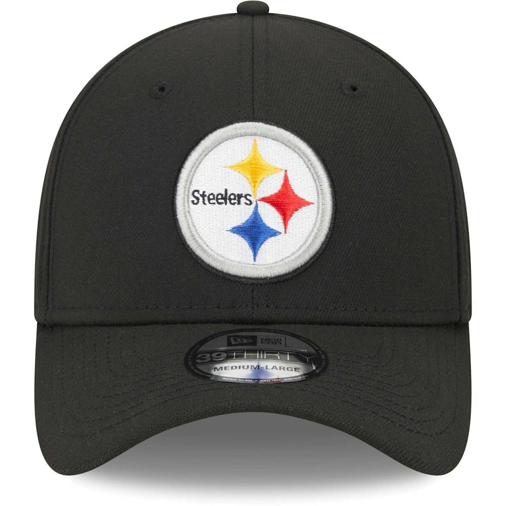 Pittsburgh Steelers New Era Main 39THIRTY Flex Hat Black | NFL