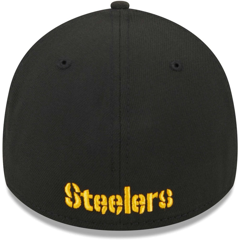Pittsburgh Steelers New Era Main 39THIRTY Flex Hat Black | NFL