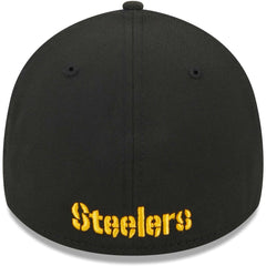 Pittsburgh Steelers New Era Main 39THIRTY Flex Hat Black | NFL
