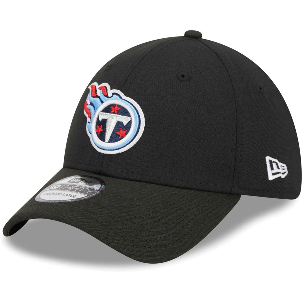 Tennessee Titans New Era Main 39THIRTY Flex Hat Black | NFL