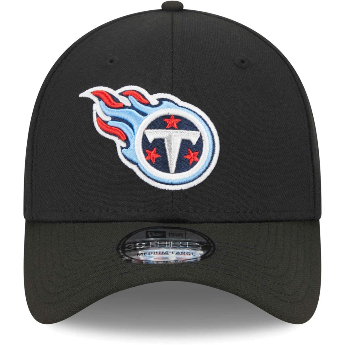 Tennessee Titans New Era Main 39THIRTY Flex Hat Black | NFL