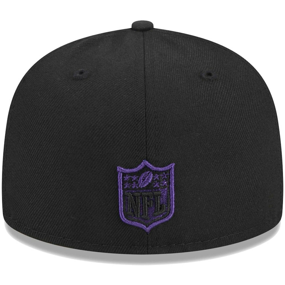 Baltimore Ravens New Era Youth Main 59FIFTY Fitted Hat Black | NFL