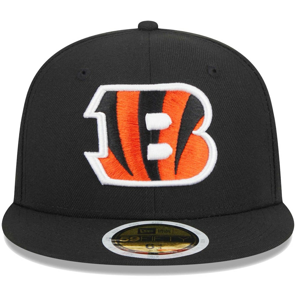 Cincinnati Bengals New Era Youth Main 59FIFTY Fitted Hat Black | NFL