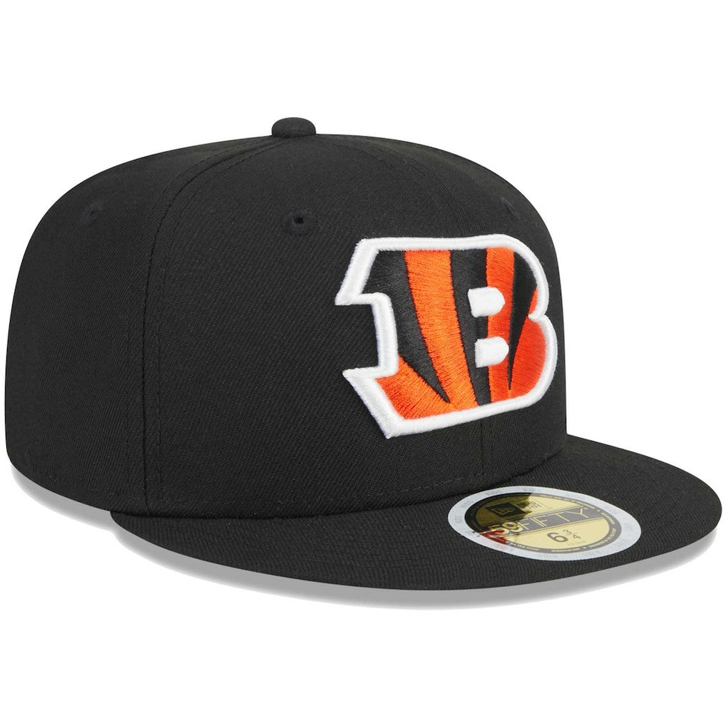 Cincinnati Bengals New Era Youth Main 59FIFTY Fitted Hat Black | NFL