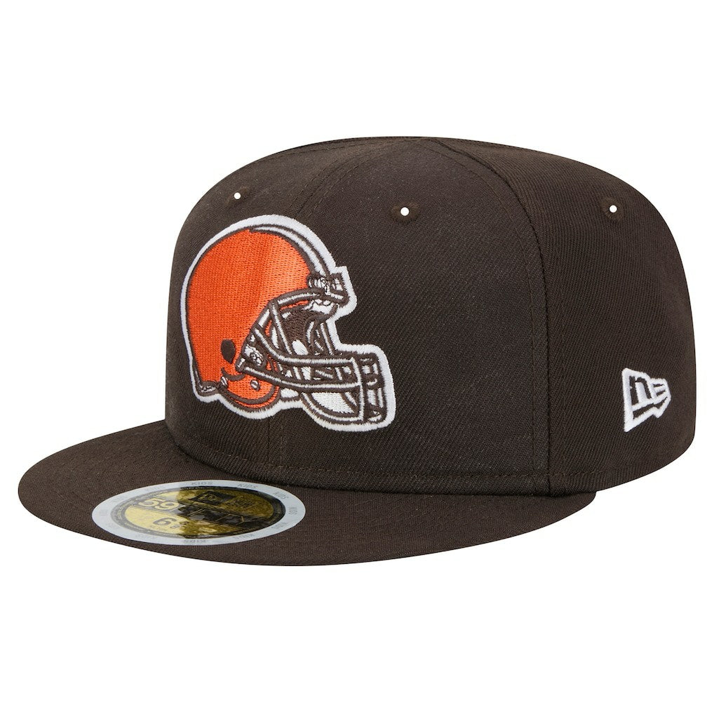Cleveland Browns New Era Main 59FIFTY Fitted Hat Brown | NFL