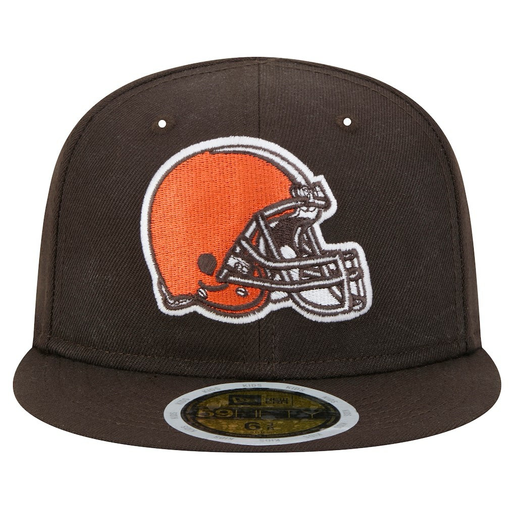 Cleveland Browns New Era Main 59FIFTY Fitted Hat Brown | NFL