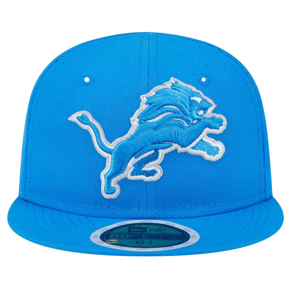 Detroit Lions New Era Main 59FIFTY Fitted Hat Blue | NFL