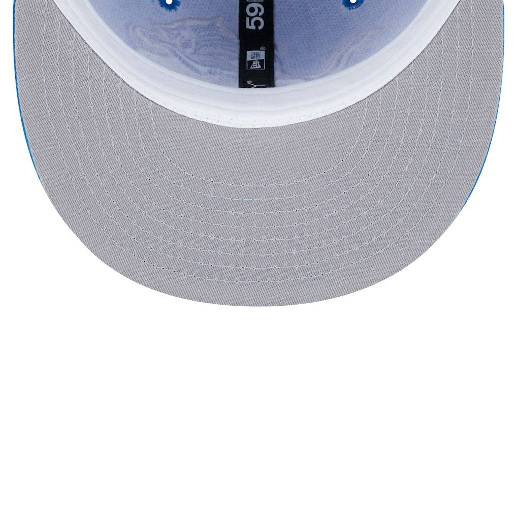 Detroit Lions New Era Main 59FIFTY Fitted Hat Blue | NFL