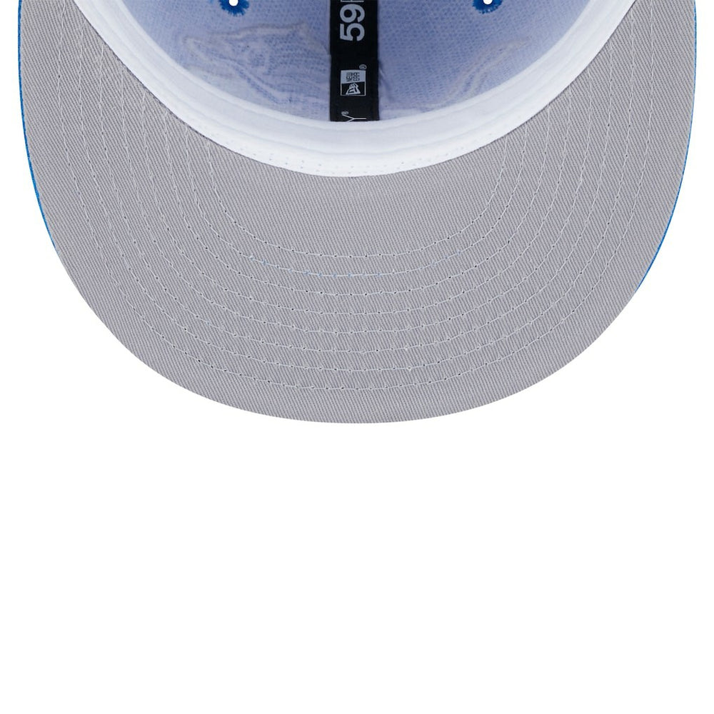 Detroit Lions New Era Main 59FIFTY Fitted Hat Blue | NFL