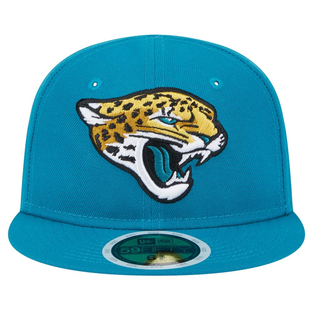 Jacksonville Jaguars New Era Main 59FIFTY Fitted Hat Teal | NFL
