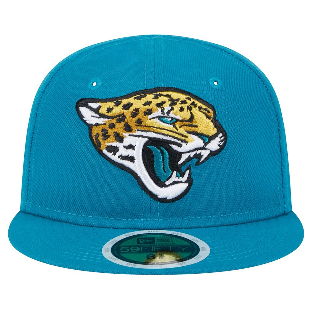 Jacksonville Jaguars New Era Main 59FIFTY Fitted Hat Teal | NFL