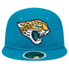 Jacksonville Jaguars New Era Main 59FIFTY Fitted Hat Teal | NFL