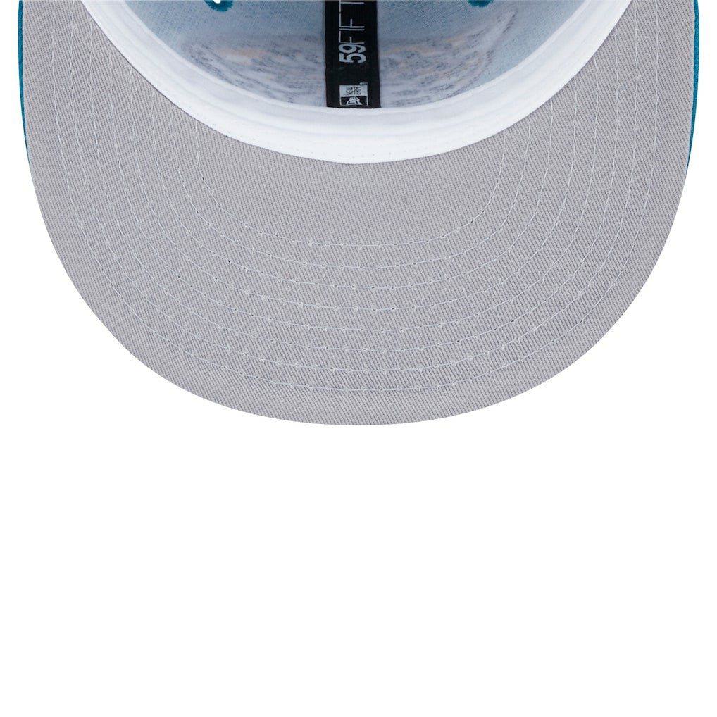 Jacksonville Jaguars New Era Main 59FIFTY Fitted Hat Teal | NFL