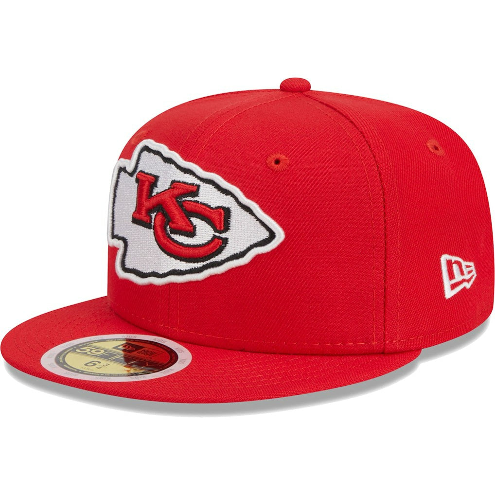 Kansas City Chiefs New Era Youth Main 59FIFTY Fitted Hat Red | NFL