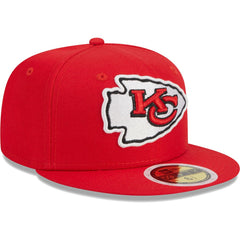 Kansas City Chiefs New Era Youth Main 59FIFTY Fitted Hat Red | NFL