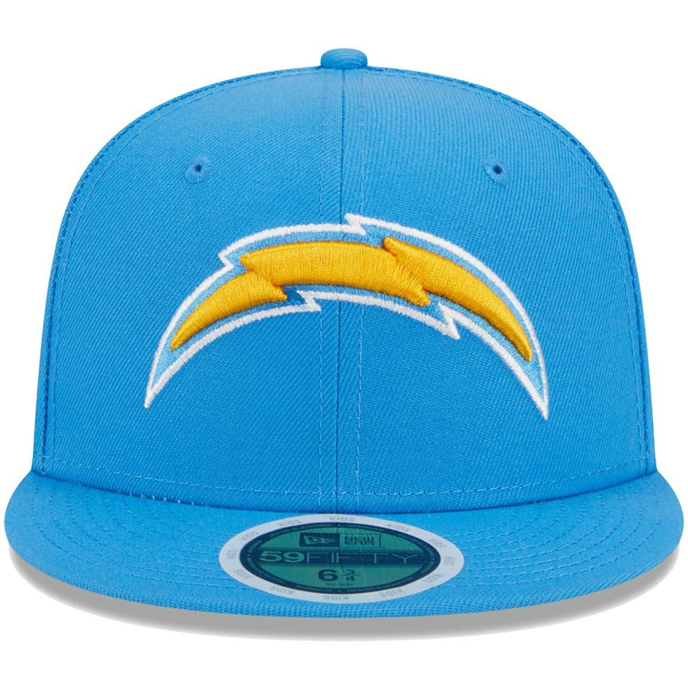 Los Angeles Chargers New Era Youth Main 59FIFTY Fitted Hat Powder Blue | NFL
