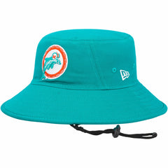 Miami Dolphins New Era Throwback Logo Main Bucket Hat Aqua | NFL