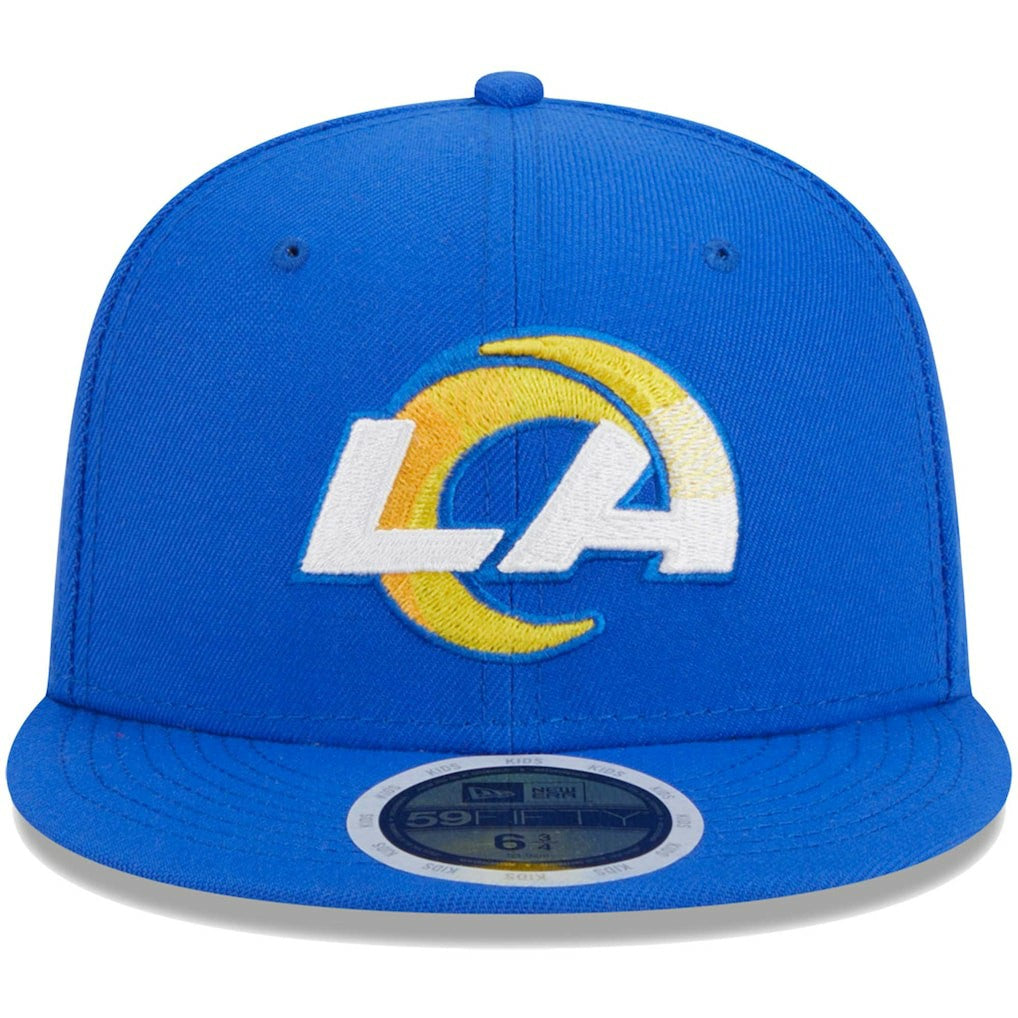 Los Angeles Rams New Era Youth Main 59FIFTY Fitted Hat Royal | NFL