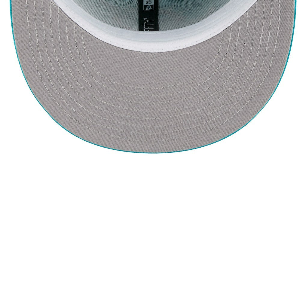Miami Dolphins New Era Youth Main 59FIFTY Fitted Hat Aqua | NFL