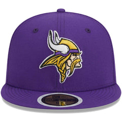 Minnesota Vikings New Era Youth Main 59FIFTY Fitted Hat Purple | NFL