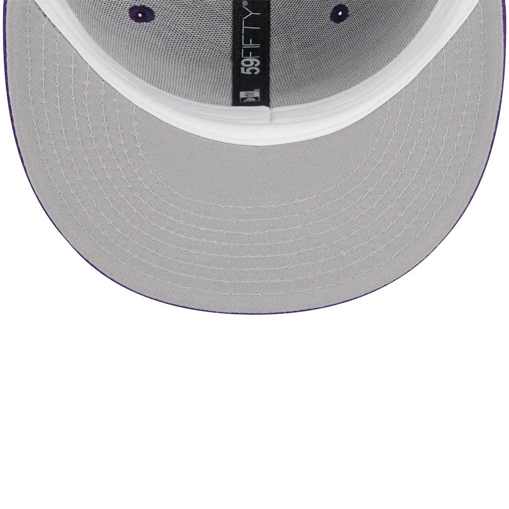 Minnesota Vikings New Era Youth Main 59FIFTY Fitted Hat Purple | NFL