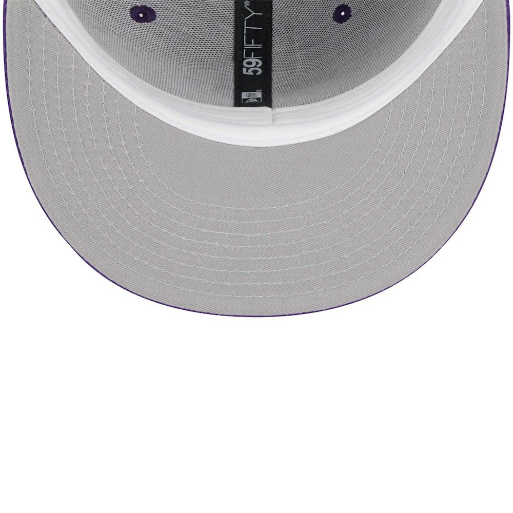Minnesota Vikings New Era Youth Main 59FIFTY Fitted Hat Purple | NFL