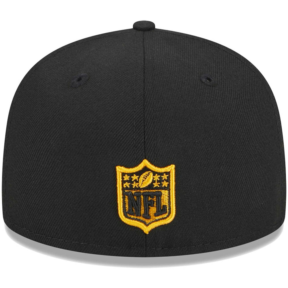 Pittsburgh Steelers New Era Youth Main 59FIFTY Fitted Hat Black | NFL
