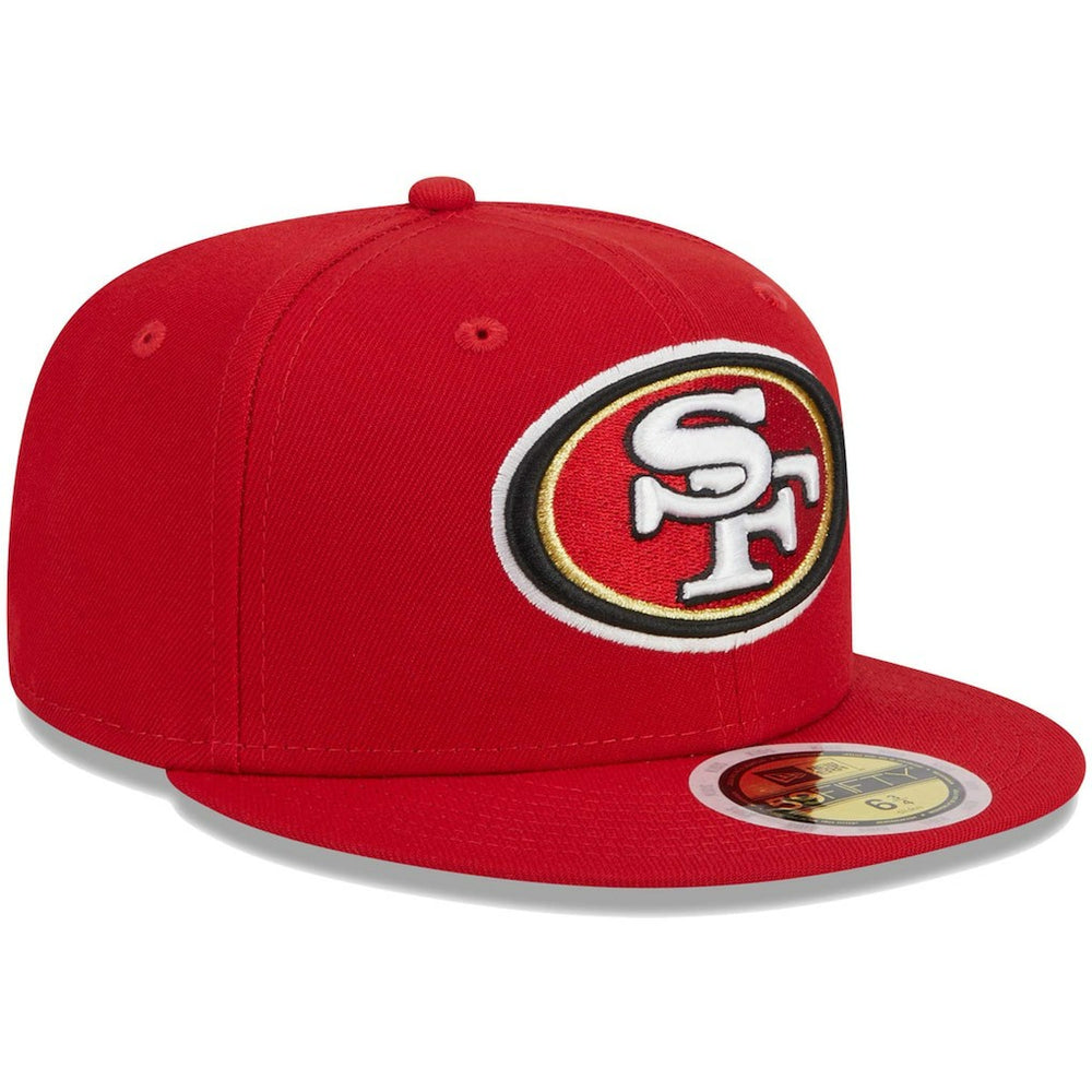 San Francisco 49ers New Era Youth Main 59FIFTY Fitted Hat Scarlet | NFL