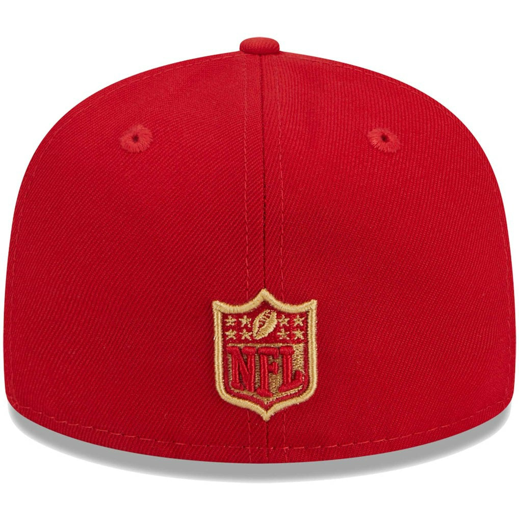 San Francisco 49ers New Era Youth Main 59FIFTY Fitted Hat Scarlet | NFL