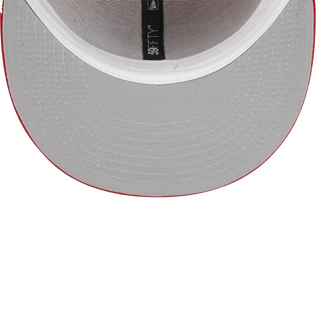 San Francisco 49ers New Era Youth Main 59FIFTY Fitted Hat Scarlet | NFL